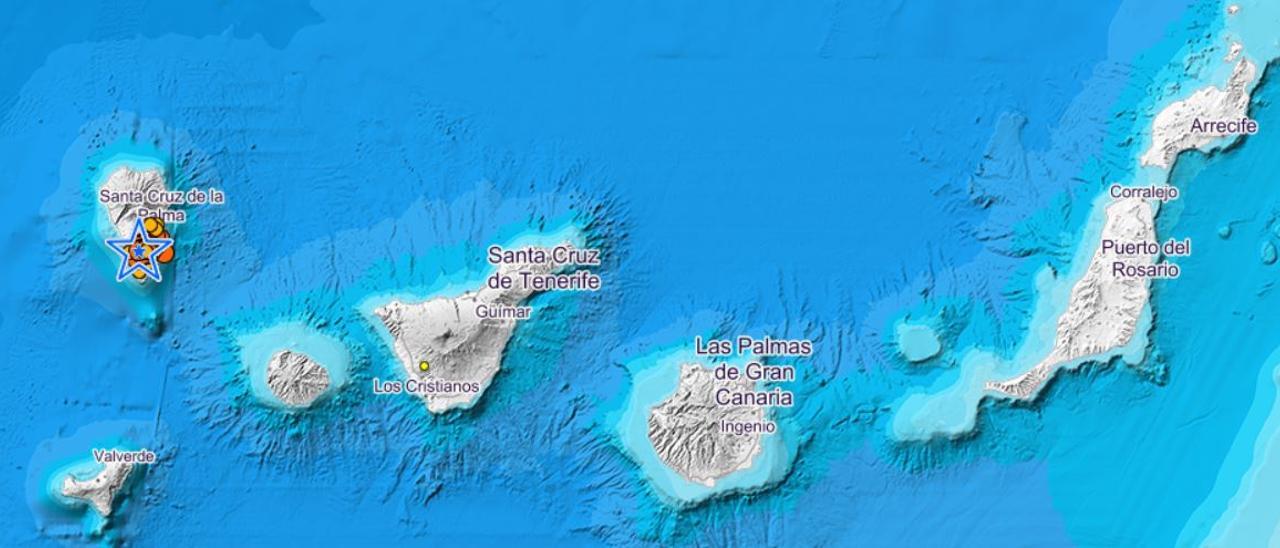 El IGN elabora una escala de magnitud local específica para Canarias