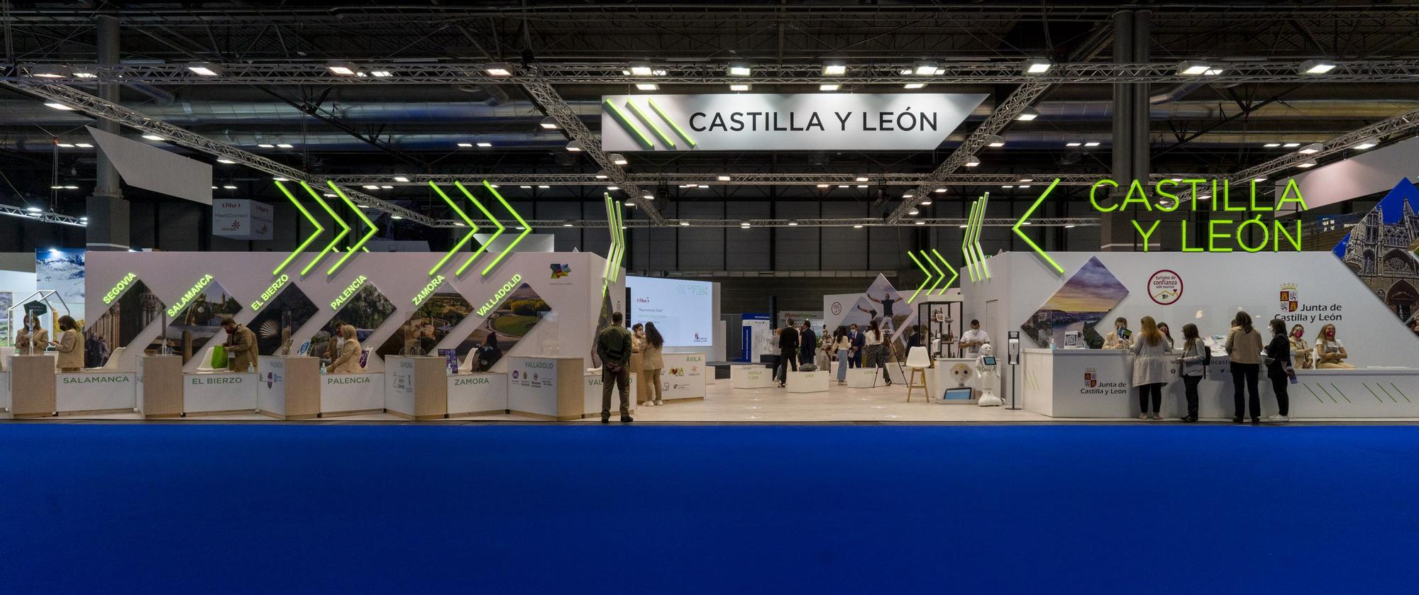 Pabellón de Castilla y León en Fitur.