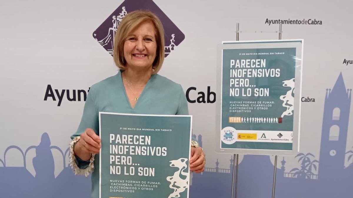 Una campaña del Ayuntamiento de Cabra advierte del consumo tabaco entre los jóvenes.