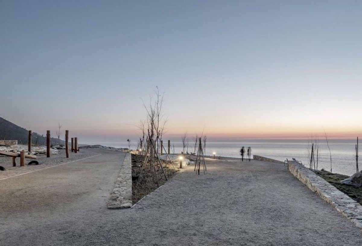 La Explanada de Horizonte de O Rosal, el proyecto premiado de María Fandiño. | // FDV