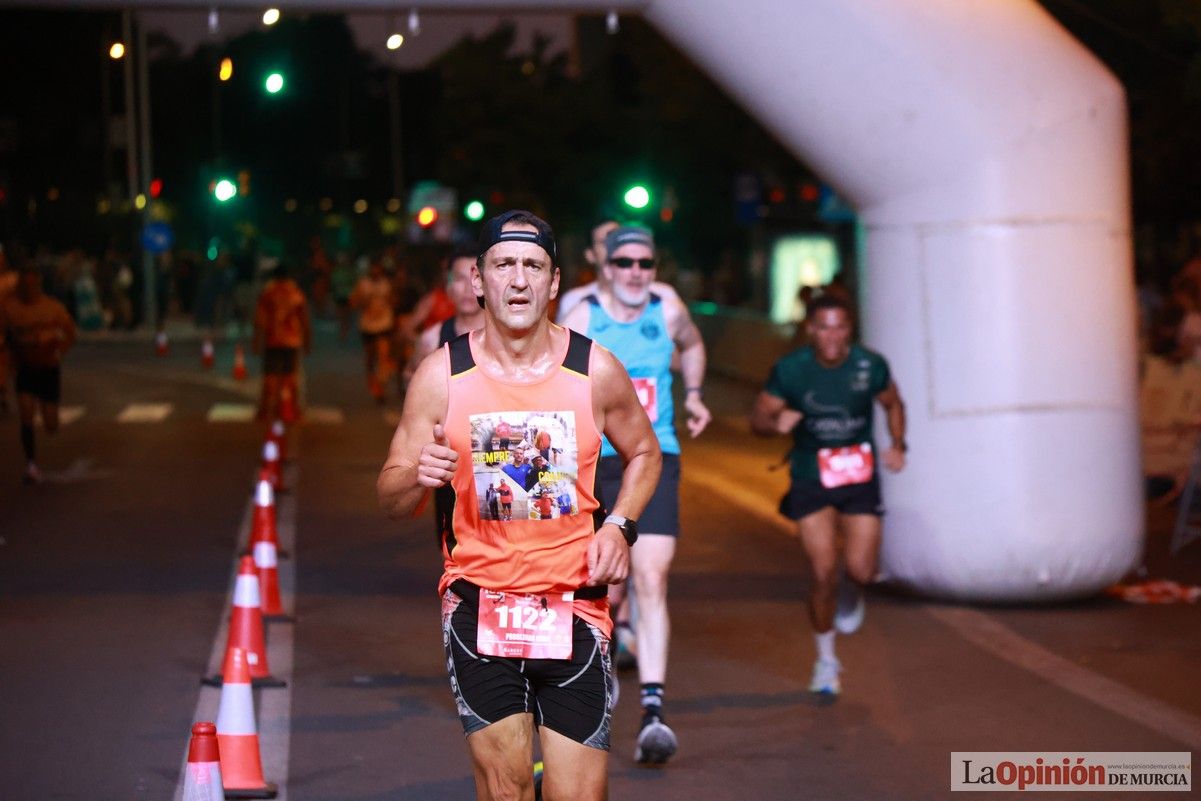 Las mejores imágenes de la carrera nocturna de Murcia