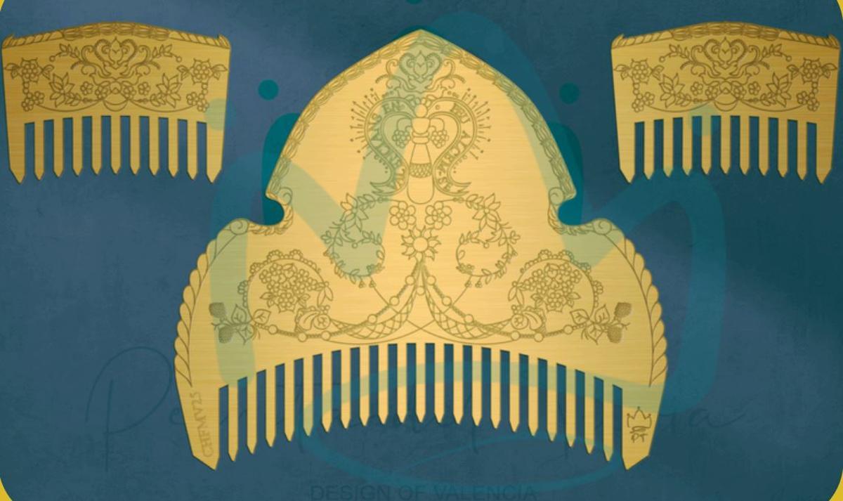 Diseño de la peineta