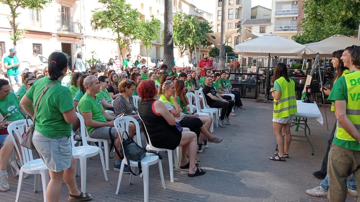 Una imagen de la actividad celebrada este martes en Gandia
