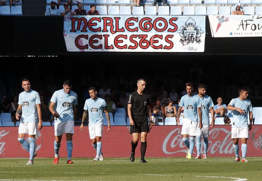 Las mejores fotografías del primer partido de Liga que midió a celestes y a pericos en Balaídos.