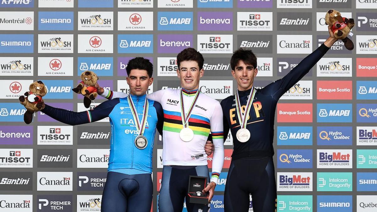 El español Héctor Álvarez, bronce en la contrarreloj del Mundial sub-23