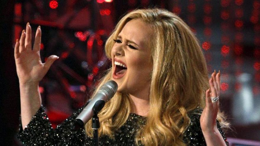 La cantante británica, Adele.