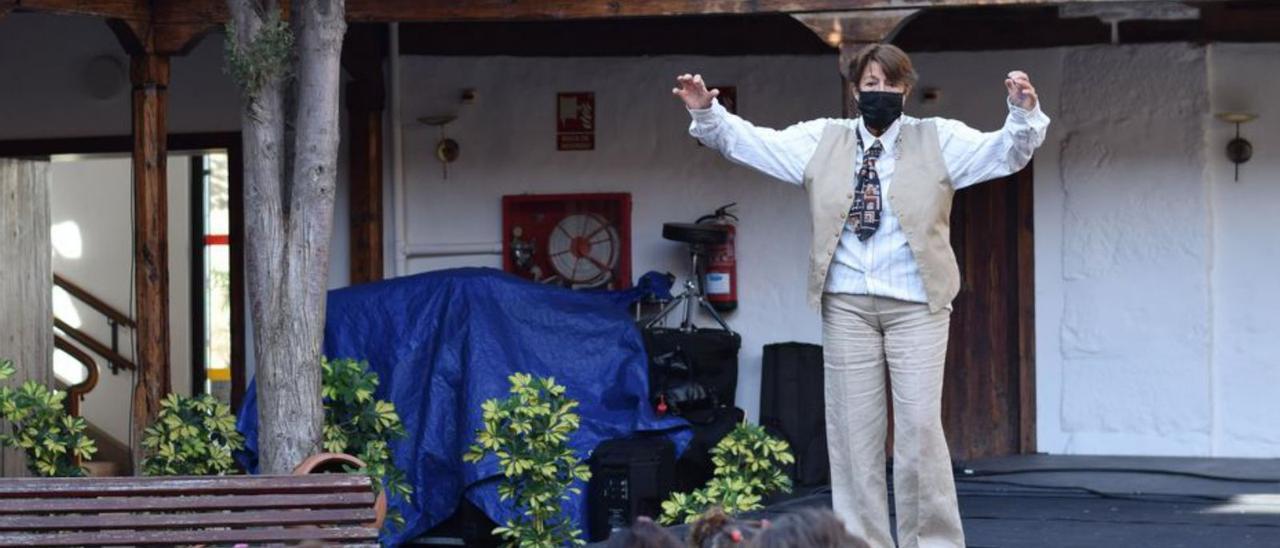 Una de las actividades del festival destinadas a los escolares.