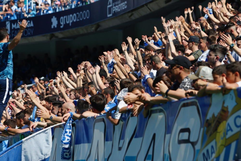 Un tanto de Leo Suárez a cinco minutos del final le da la victoria y los tres puntos al RCD Mallorca en su visita a La Rosaleda, en un duelo de aspirantes al ascenso a Primera División que comenzaban la jornada empatados a puntos.