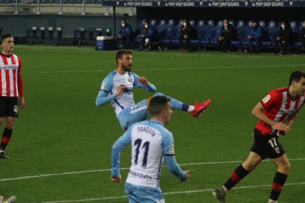 Partido de la Liga SmartBank: Málaga CF - Logroñés.