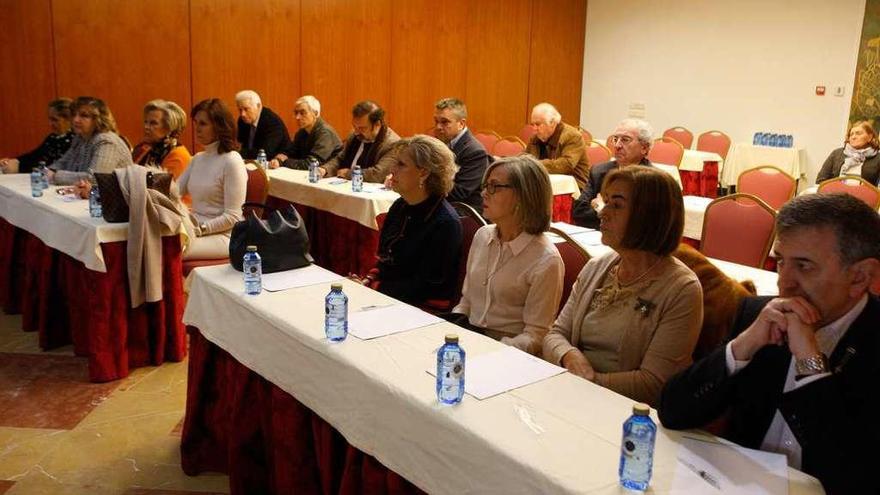 Asamblea de los Caballeros Cubicularios, celebrada ayer, tras una misa, en Zamora.