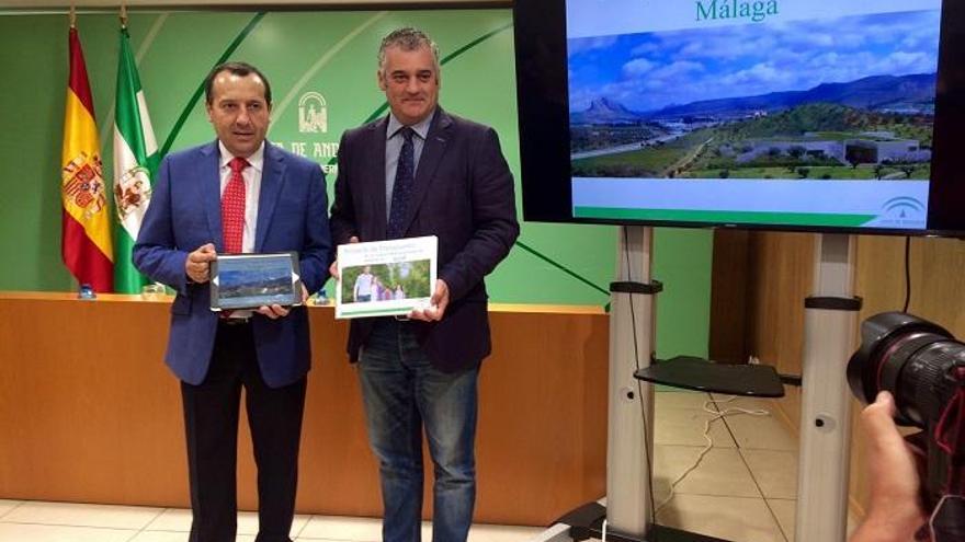 Ruiz Espejo y Carnero, presentando los presupuestos de la Junta para Málaga.