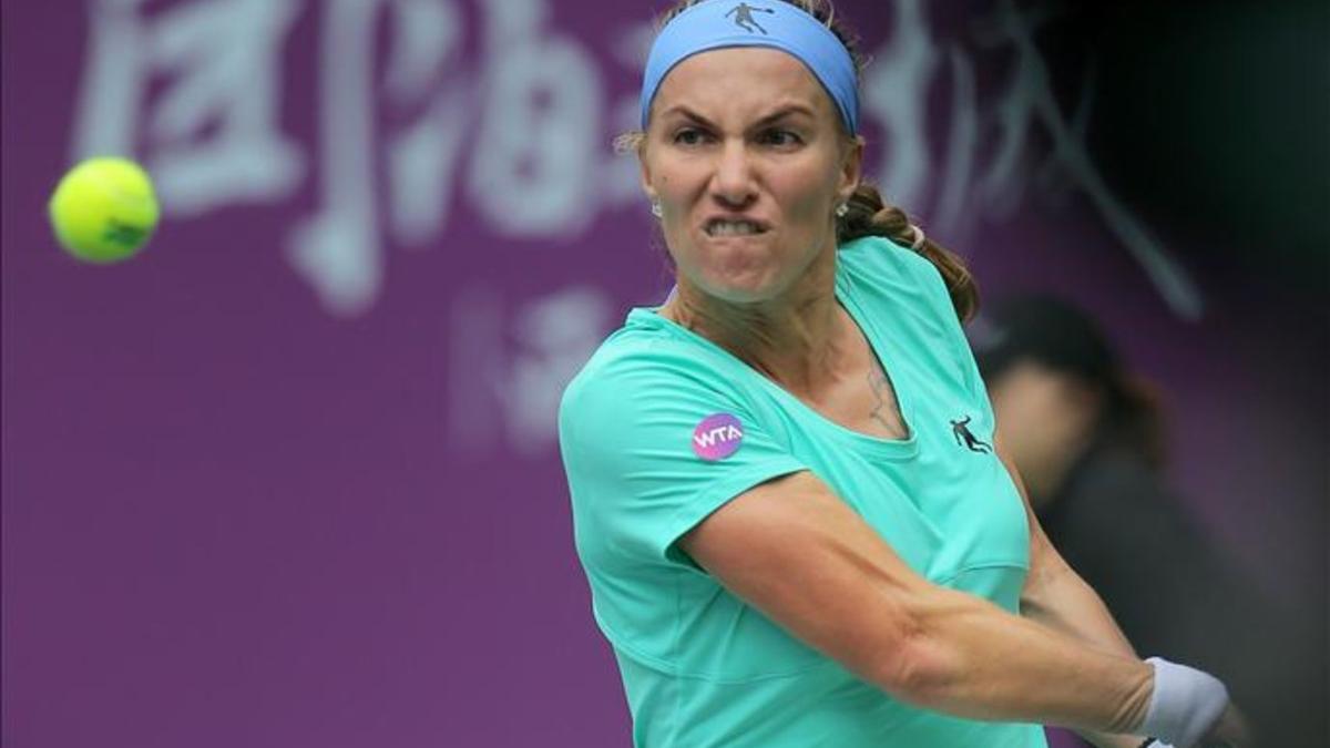 Svetlana Kuznetsova está dispuesta a dejarse hasta el último aliento para estar en Singapur