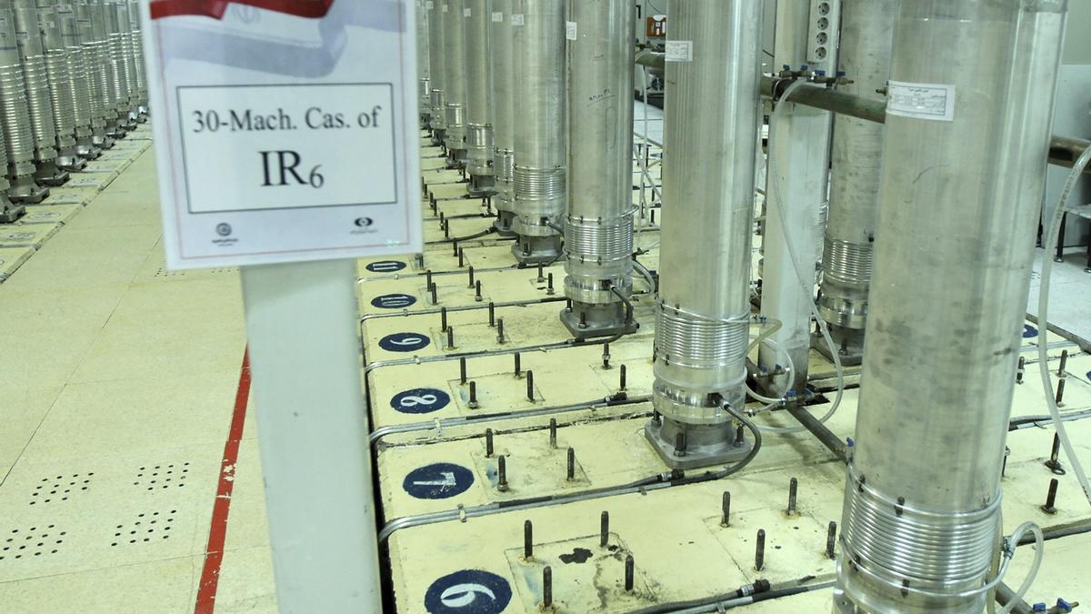 Imagen de archivo de la central nuclear de Natanz, en Irán.