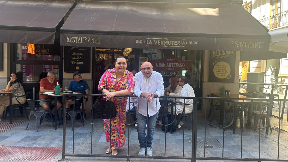 Falete y Jovi, propietario del restaurante La Vermutería 1858 de Castelló.