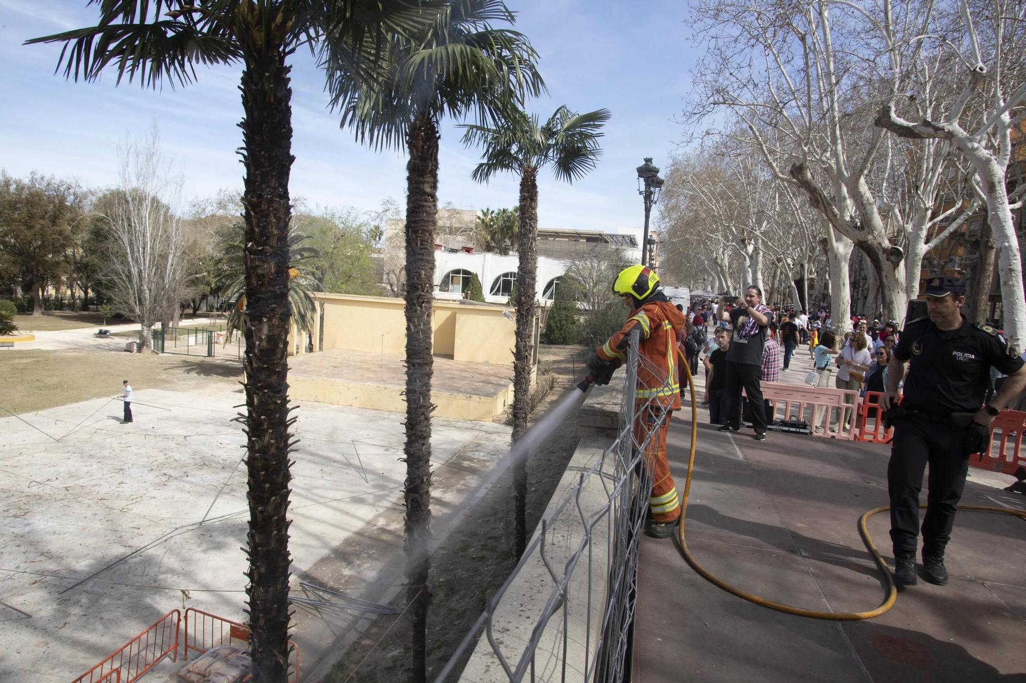 La mascletà de Xàtiva de hoy, 17 de marzo de 2024, en imágenes