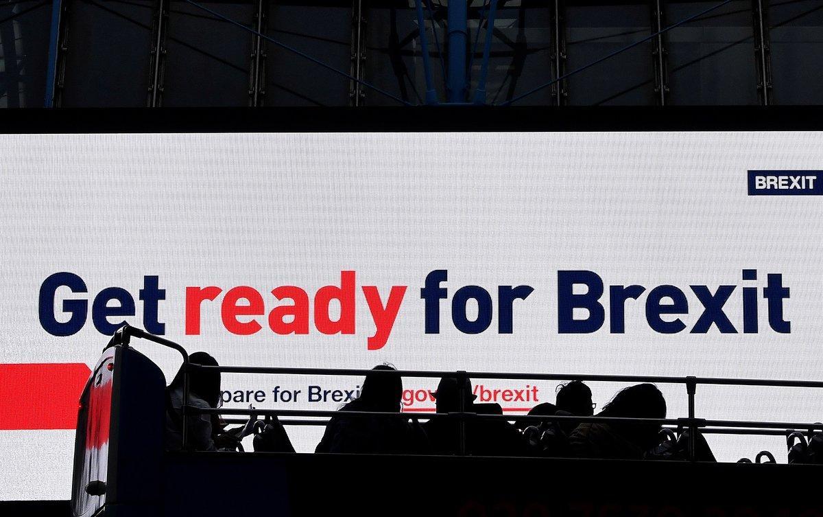 Campaña del Gobierno británico para instar a prepararse para el ’brexit’ en Londres el pasado septiembre.