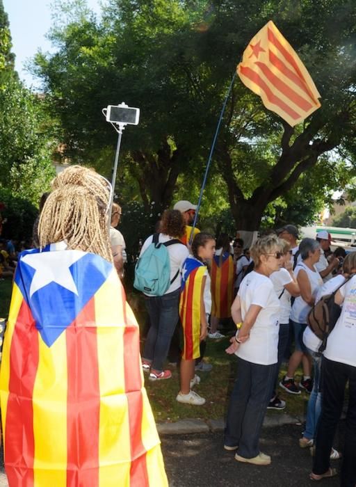 L'arribada dels participants a la Diada de Berga