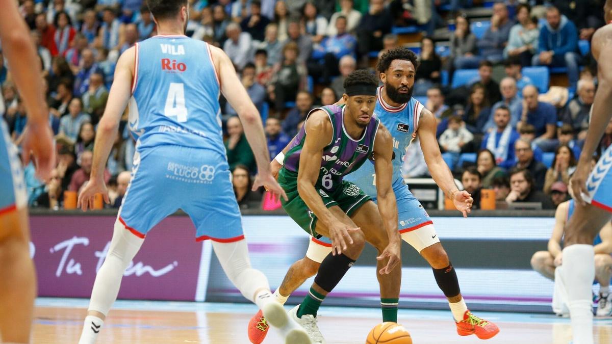 Kameron Taylor fue el MVP del Unicaja en el partido de Lugo.