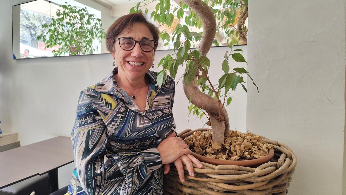 Paqui Badosa és la presidenta d'Oncolliga Girona des de fa quatre anys.