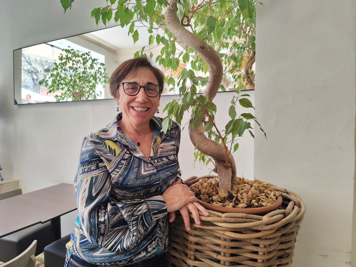 Paqui Badosa és la presidenta d'Oncolliga Girona des de fa quatre anys.