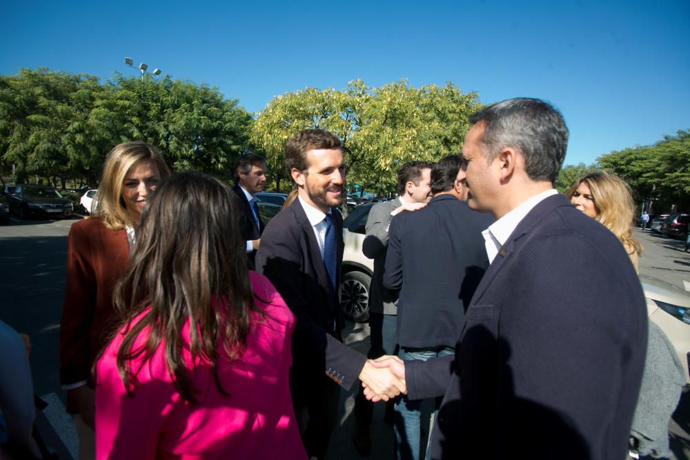 Pablo Casado centra su campaña en la economía durante un acto del PP celebrado en Alicante