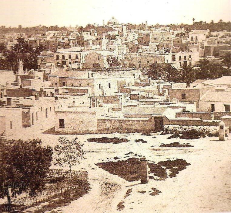 Una vista panorámica del barrio entorno a 1900