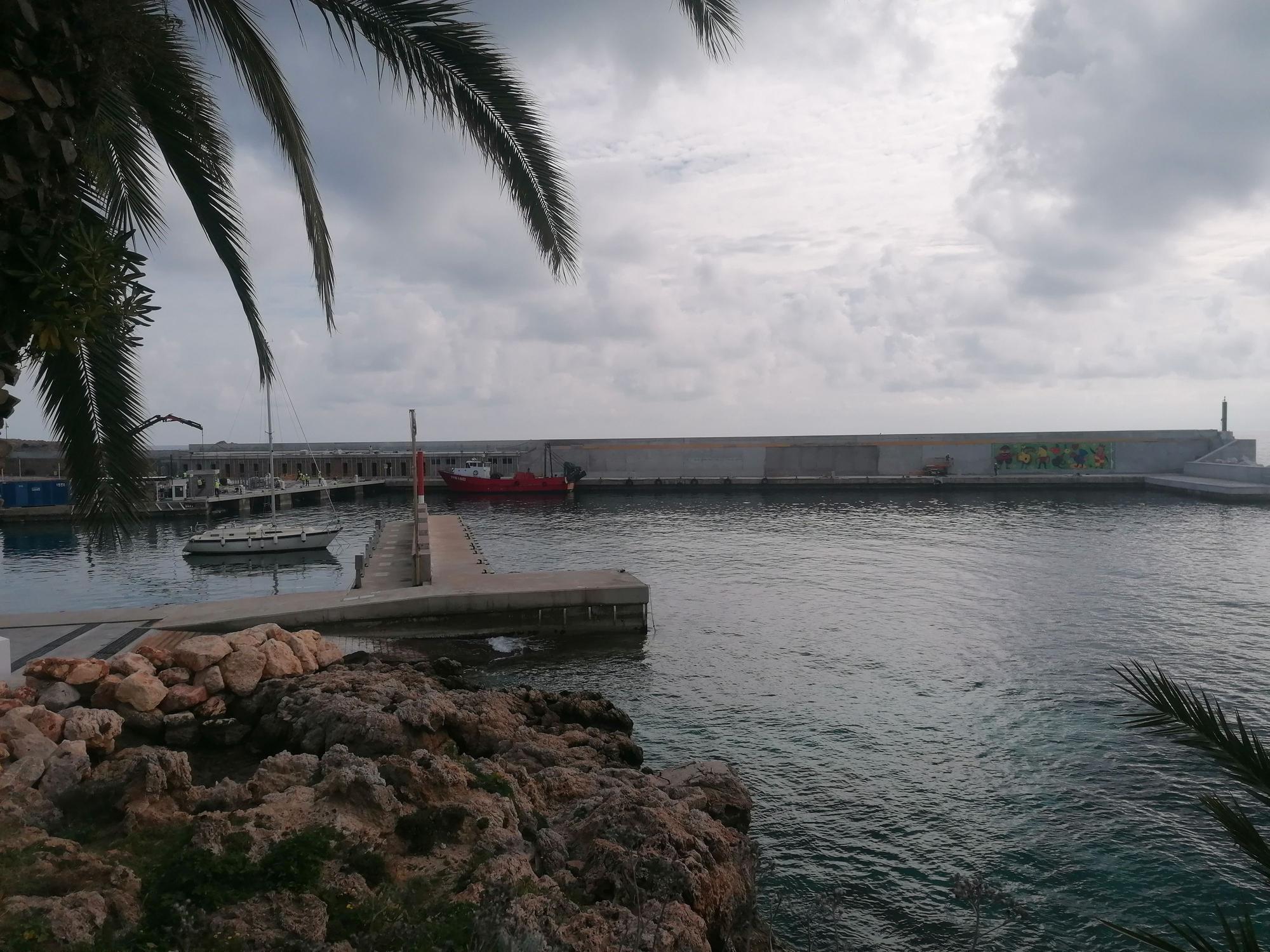 So schreiten die Umbauarbeiten am Hafen von Cala Ratjada voran