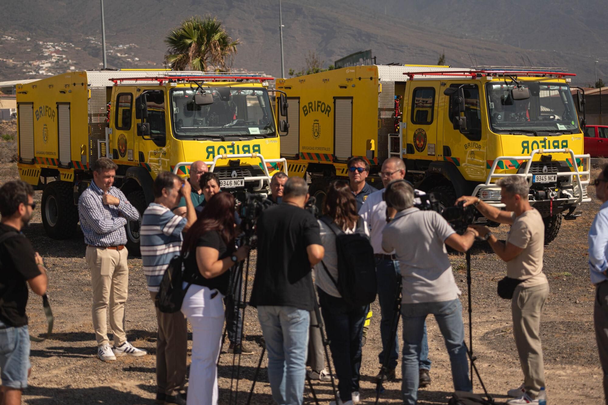 Nuevos vehículos contra incendios en Tenerife