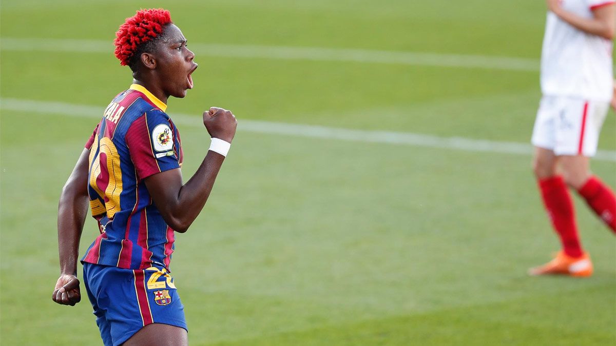 Oshoala es una pieza clave en el FC Barcelona