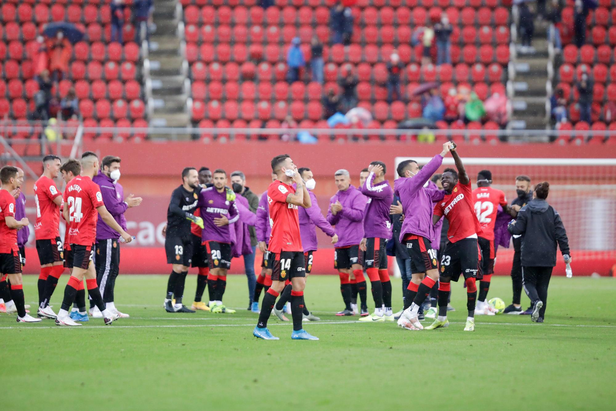 Así ha sido la celebración del ascenso del Mallorca en Son Moix