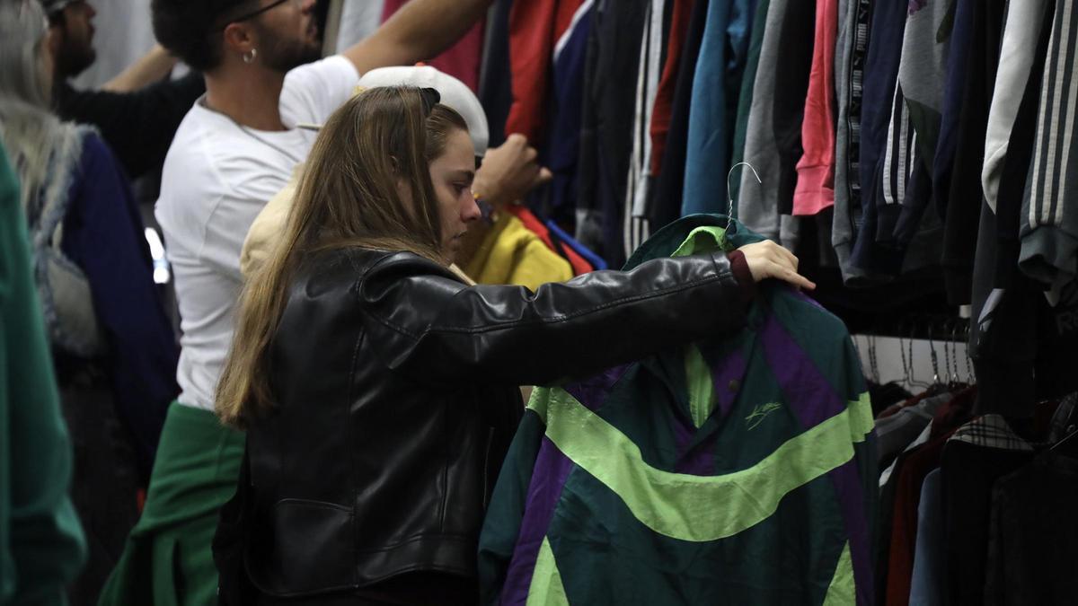 El mercado vintage de Crazy Zoco durante su anterior estancia en Zaragoza