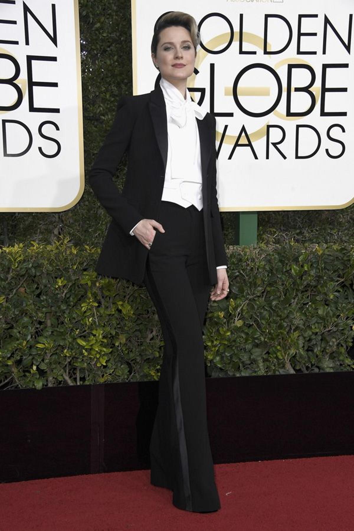 Vestidos Globos de Oro 2017: Evan Rachel Wood de Altuzarra