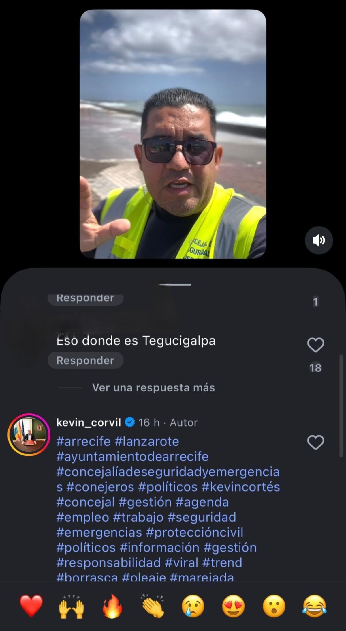 Alguno de los comentarios racistas contra el concejal del  Ayuntamiento de Arrecife Kevin Cortés.