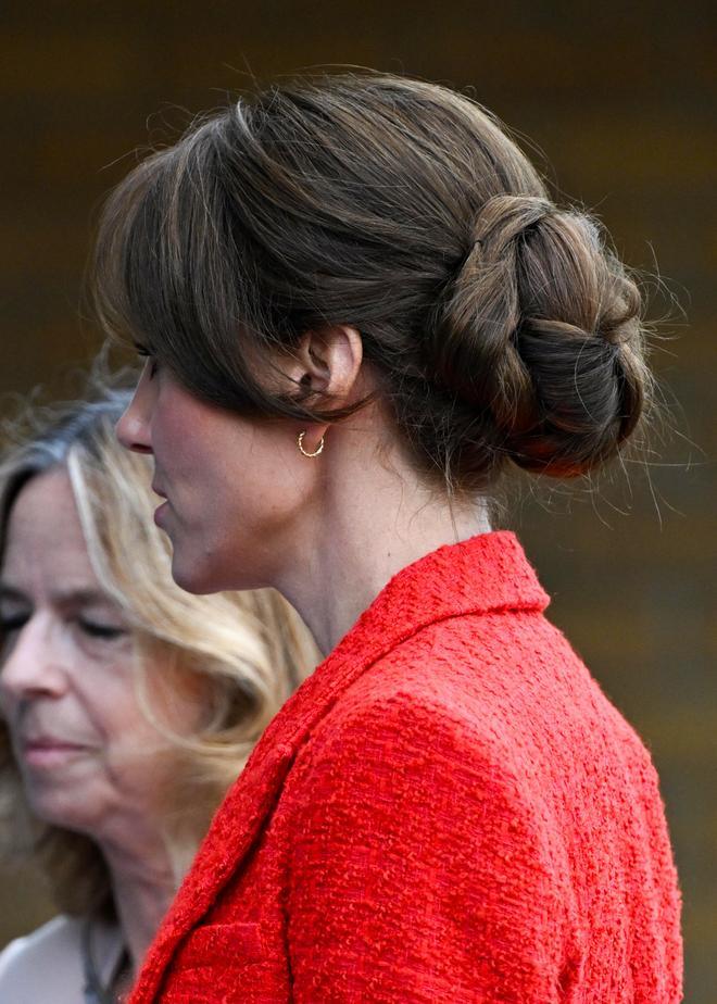 Kate Middleton y su recogido desenfadado