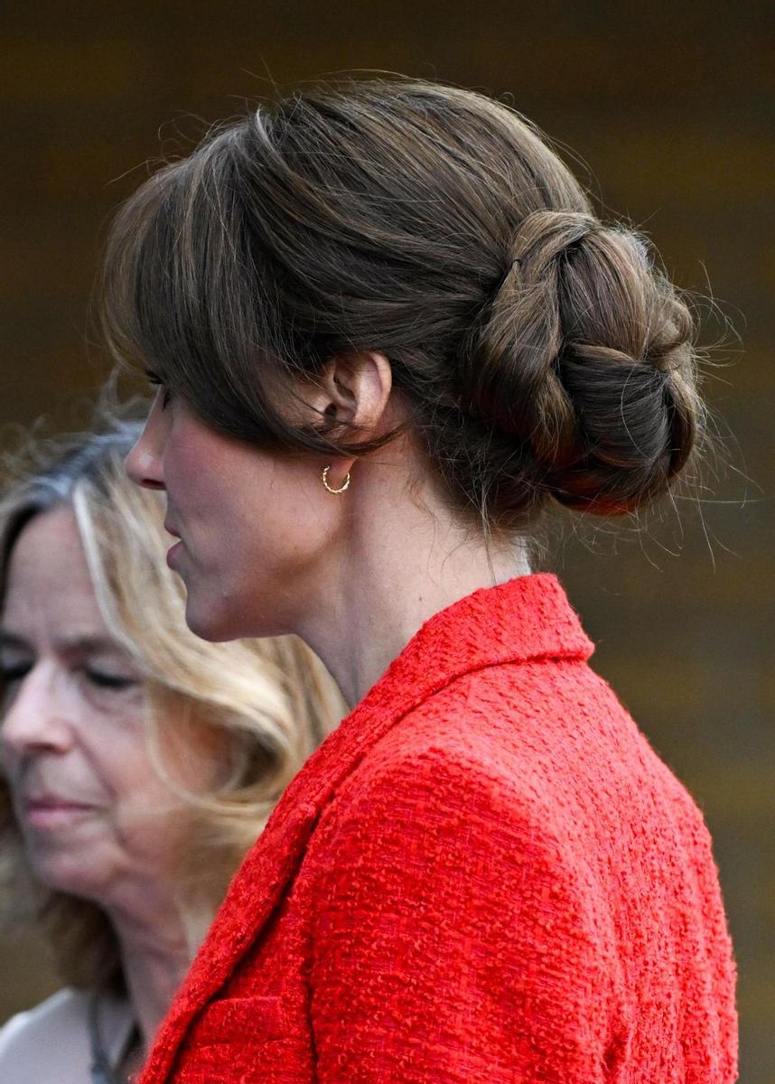 Kate Middleton y su recogido desenfadado