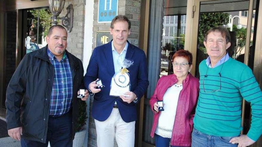 Emilio Calviño, Rosario Oliveira, Germán Arteta y Daniel Costas.