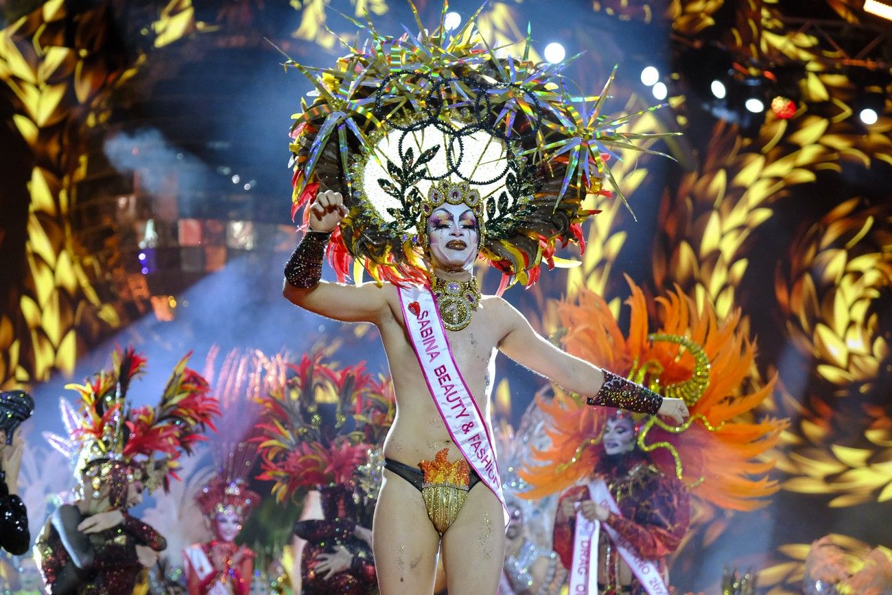 Shíky, drag Queen del Carnaval de Las Palmas de Gran Canaria 2023: coronación y actuación final