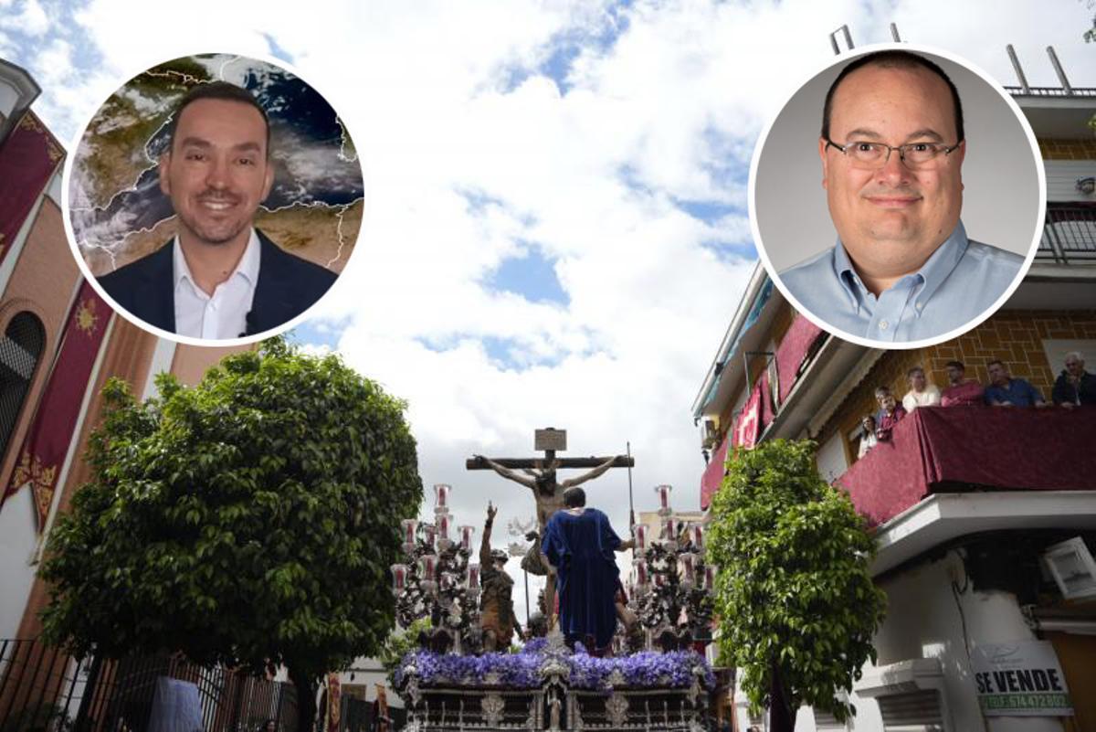 Salida del paso del Cristo del Desamparo y Abandono de El Cerro.