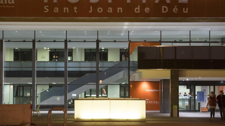 L&#039;Hospital Sant Joan de Déu de Manresa durant el toc de queda |