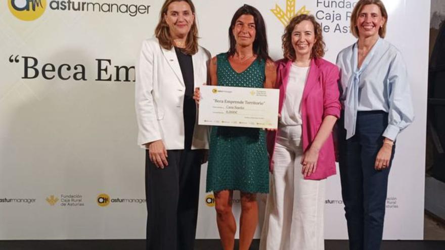 El alojamiento rural Casa Sueño, de Salas, recibe en Villaviciosa la beca Emprende Territorio de Asturmanager
