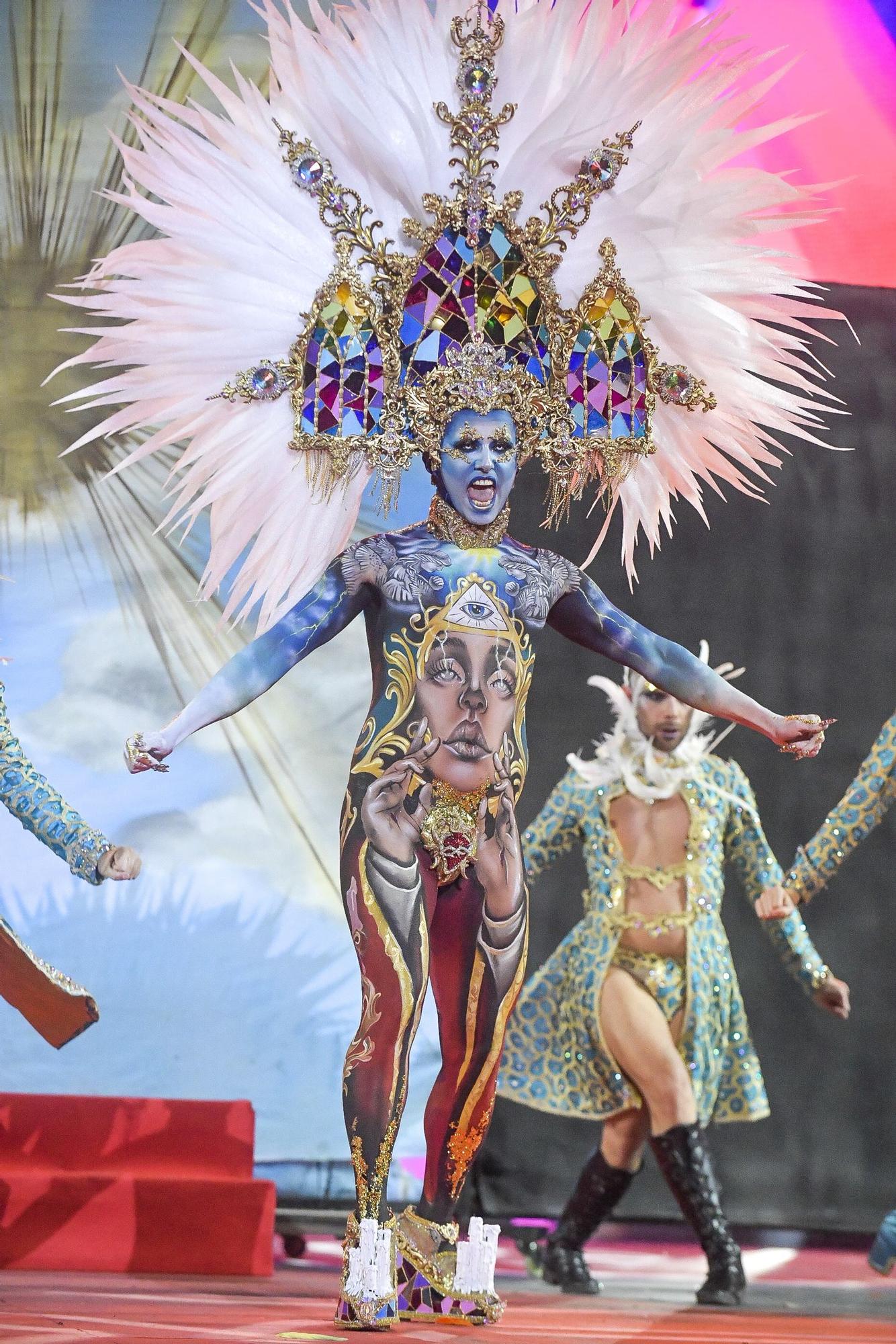 Concurso de maquillaje corporal del Carnaval de Las Palmas de Gran Canaria 2023