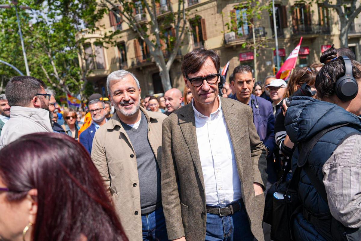 Celebración del 1 de Mayo en Barcelona