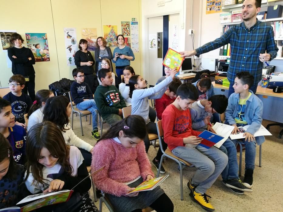 Alumnes de l'escola Puigberenguer creen un conte sobre els refugiats