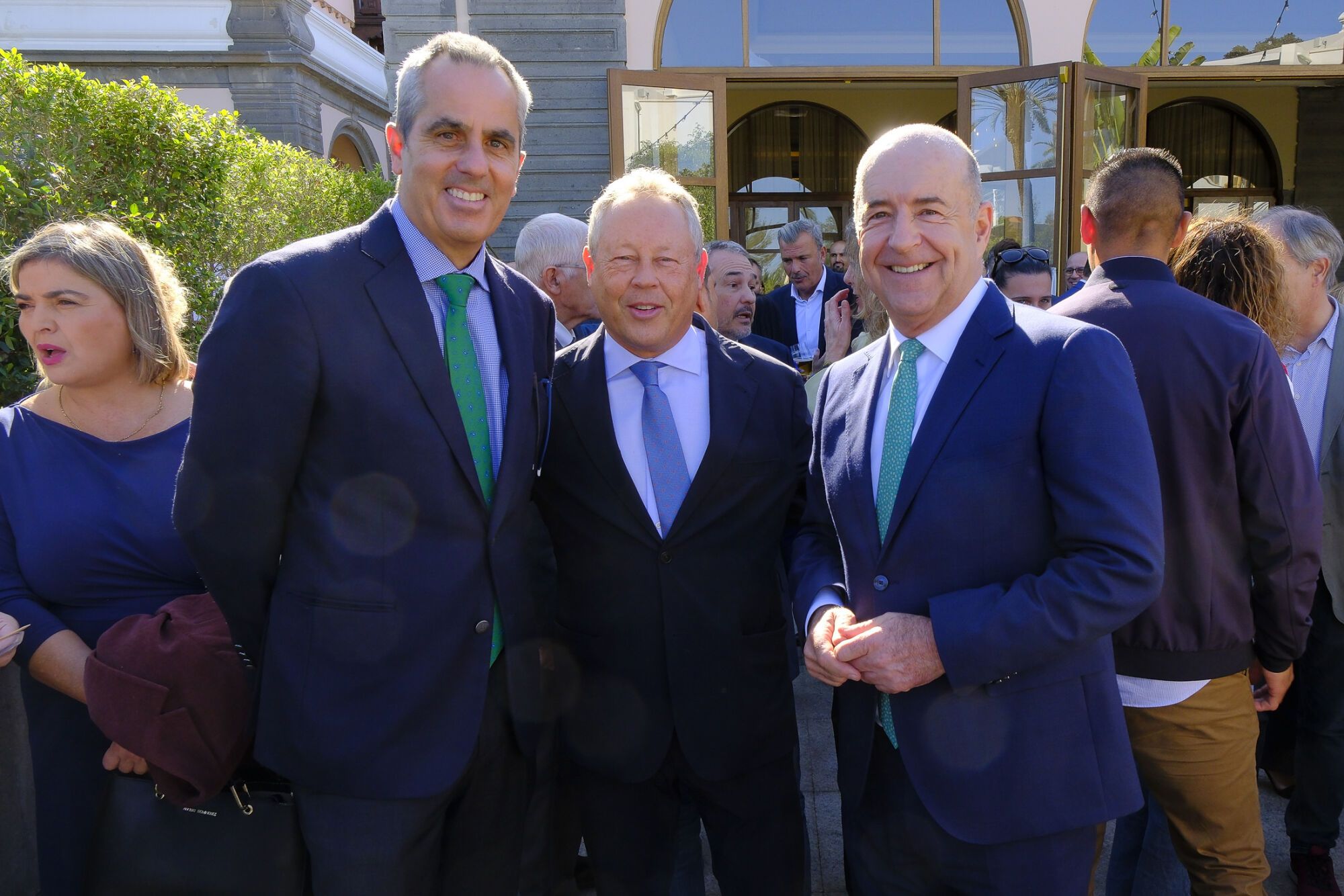 Comida navideña de la Confederación Canaria de Empresarios (CCE) en Las Palmas de Gran Canaria