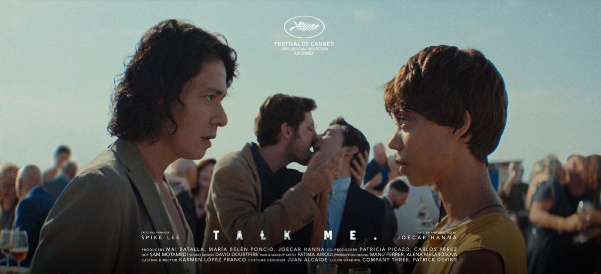 Cartel de 'Talk me', el cortometraje dirigido por el valenciano Joecar Hanna Zhang que ha sido nominado en el Festival de Cannes.
