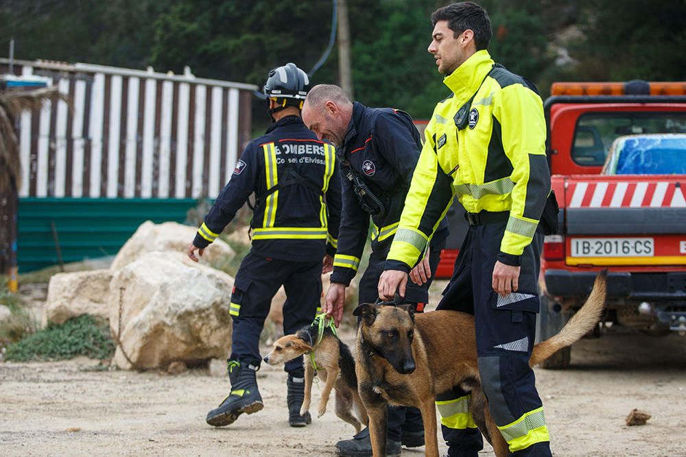 Operativo de búsqueda de un joven en Portinatx