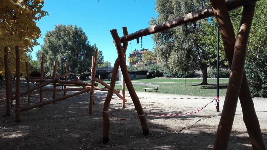 Parque infantil en Candelaria.