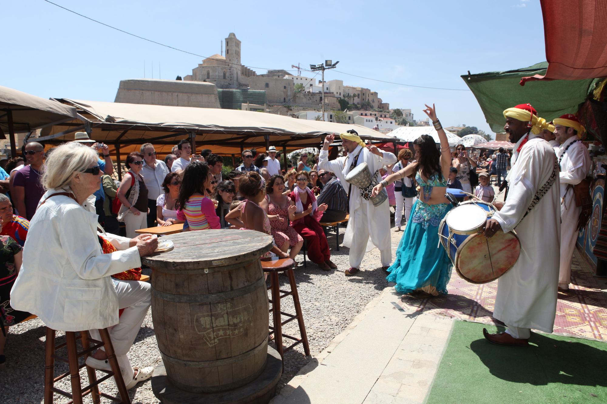 Edición de 2011 de la Feria Medieval de Ibiza.