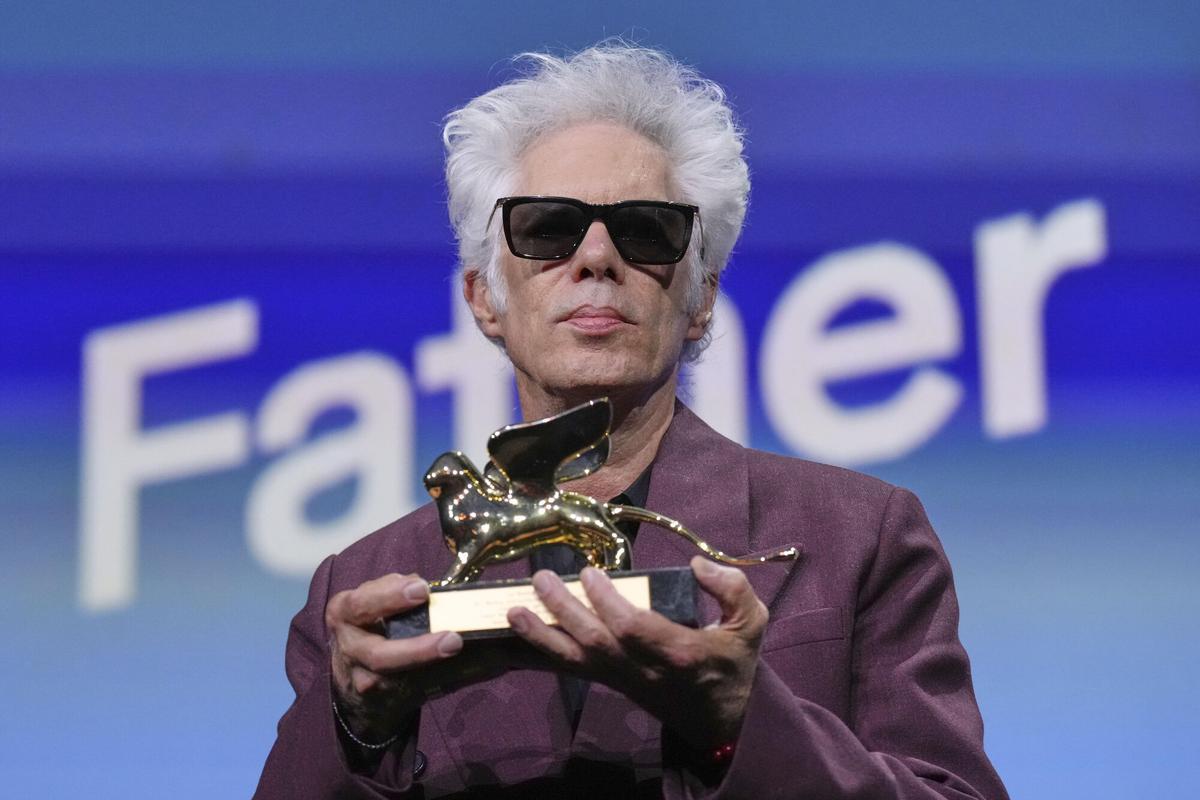 Jim Jarmusch, con el León de Oro de la Mostra de Venecia.