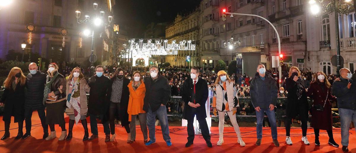Así se apagaron las luces de Vigo tras una Navidad para la historia